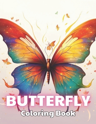 Book cover for Butterfly Coloring Book