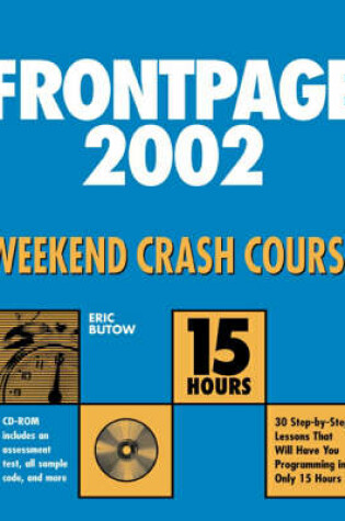 Cover of FrontPage 2002 Weekend Crash Course