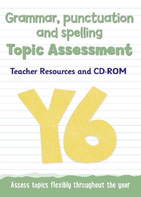 Book cover for Year 6 Grammar, Punctuation and Spelling Topic Assessment