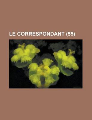 Book cover for Le Correspondant (55)