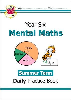 Book cover for New KS2 Mental Maths Daily Practice Book: Year 6 - Summer Term
