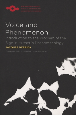 Cover of Voice and Phenomenon