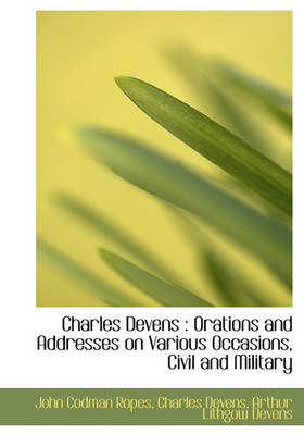 Book cover for Charles Devens