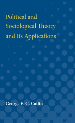 Book cover for Political and Sociological Theory and Its Applications