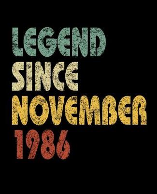 Book cover for Legend Since November 1986