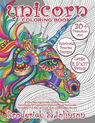 Cover of Unicorn Coloring Book