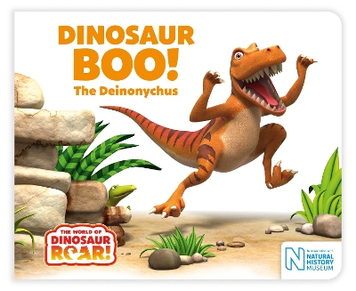 Book cover for Dinosaur Boo! The Deinonychus