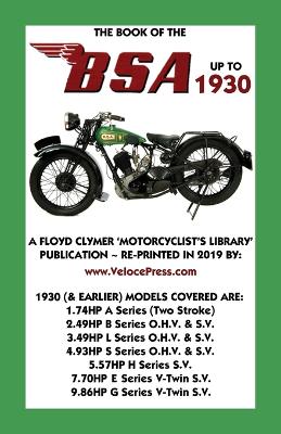 Book cover for Book of the BSA Up to 1930