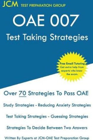 Cover of OAE 007 Test Taking Strategies