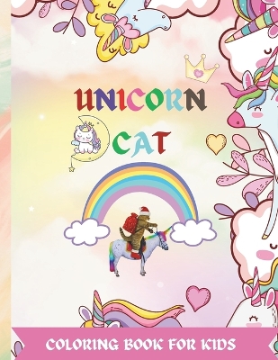 Book cover for Unicorn Cat Coloring Book Vanessa