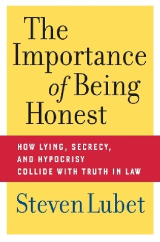 Cover of Importance of Being Honest, The