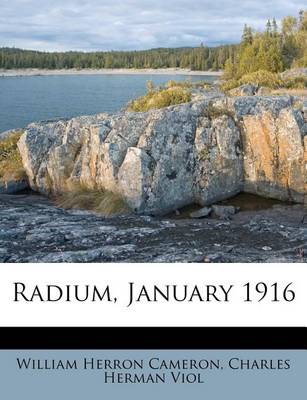 Book cover for Radium, January 1916