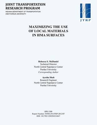 Book cover for Maximizing the Use of Local Materials in Hma Surfaces