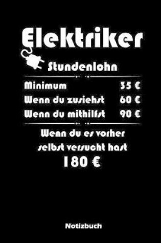 Cover of Elektriker Stundenlohn