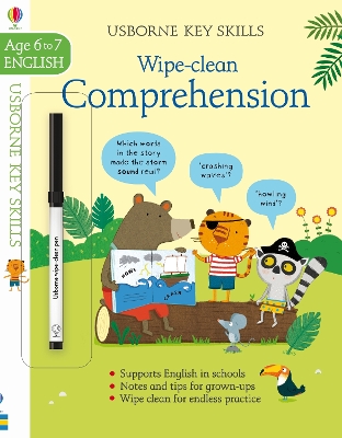 Book cover for Wipe-Clean Comprehension 6-7