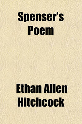 Book cover for Spenser's Poem