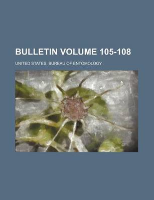 Book cover for Bulletin Volume 105-108