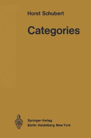Cover of Categories