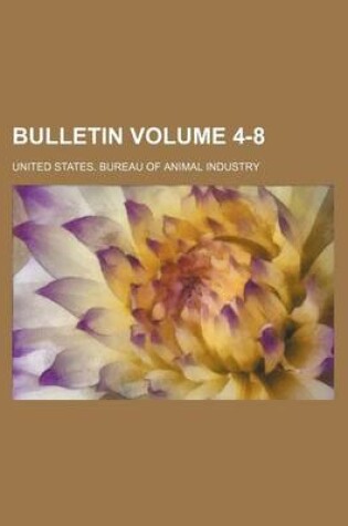 Cover of Bulletin Volume 4-8