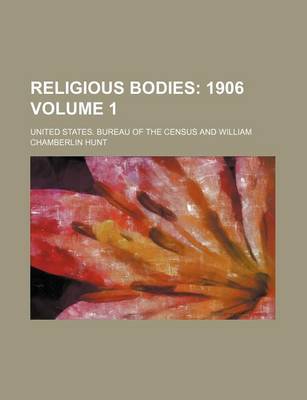 Book cover for Religious Bodies Volume 1