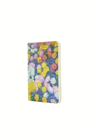 Cover of Monet’s Chrysanthemums A6 Unlined Cahier