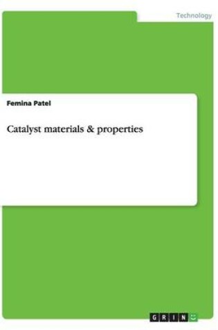 Cover of Catalyst materials & properties