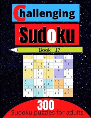 Book cover for Challenging sudoku book 17