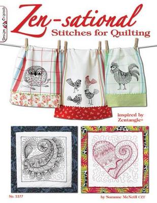 Book cover for Zen-sational Stitches for Quilting