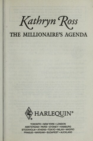 Cover of The Millionaire's Agenda