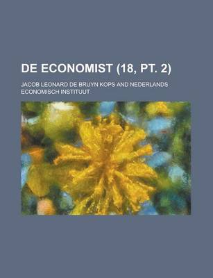 Book cover for de Economist (18, PT. 2 )
