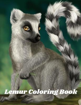 Book cover for Lemur Coloring Book