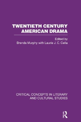 Cover of Twentieth Century American Drama V3