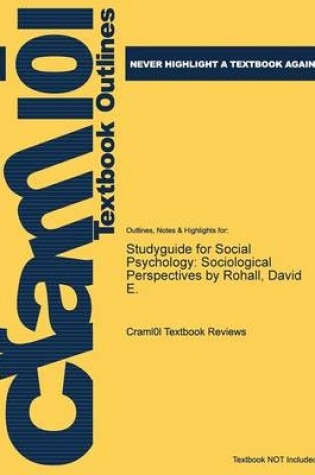 Cover of Studyguide for Social Psychology