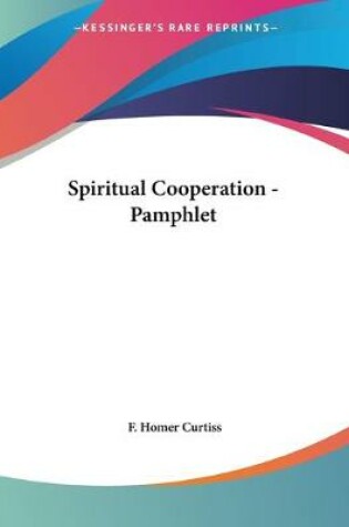 Cover of Spiritual Cooperation - Pamphlet