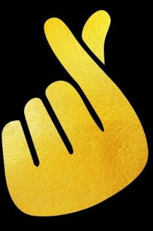 Cover of K-POP Finger Sign Saranghae in Yellow on Black