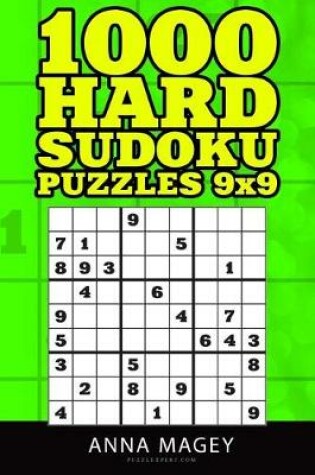 Cover of 1000 Hard Sudoku Puzzles 9x9