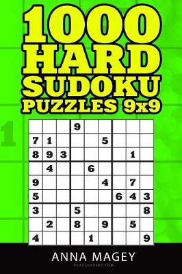 Cover of 1000 Hard Sudoku Puzzles 9x9