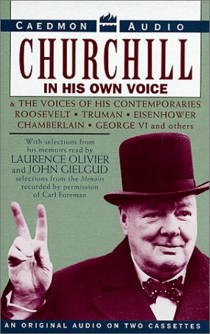 Book cover for Churchill in his Own Voice Audio