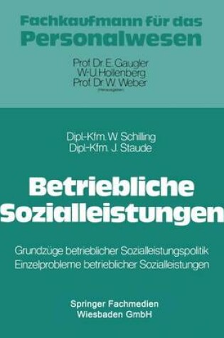 Cover of Betriebliche Sozialleistungen