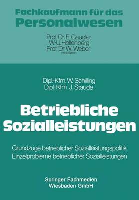 Book cover for Betriebliche Sozialleistungen