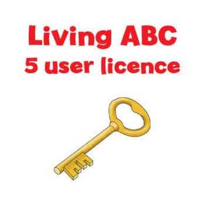 Book cover for Living ABC License