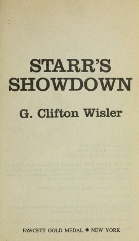 Book cover for Starr's Showdown