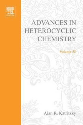 Cover of Advances in Heterocyclic Chemistry V58