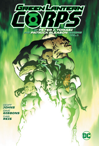 Book cover for Green Lantern Corp Omnibus by Peter J. Tomasi and Patrick Gleason