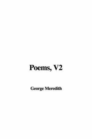 Cover of Poems, V2