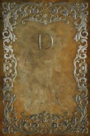 Cover of Monogram "d" Blank Book