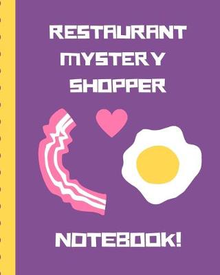 Book cover for Restaurant Mystery Shopper Notebook