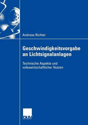 Book cover for Geschwindigkeitsvorgabe an Lichtsignalanlagen