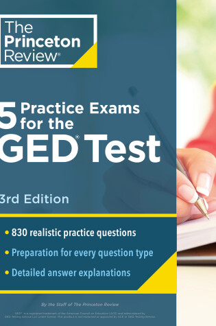 Cover of 5 Practice Exams for the GED Test