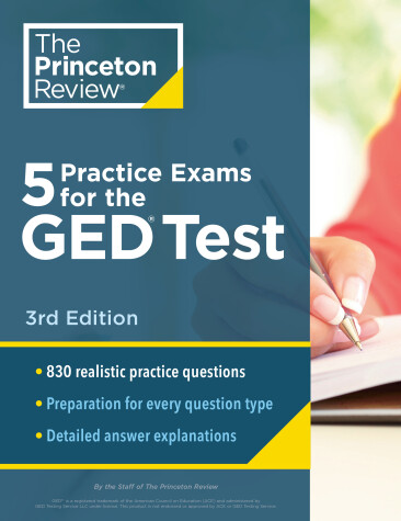 Cover of 5 Practice Exams for the GED Test